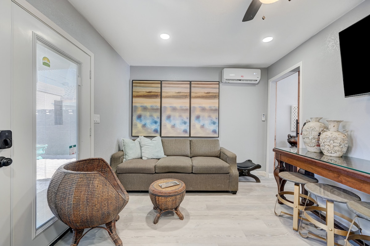 1BR Casita|Private Bkyd|Free Uber Airport Pickup