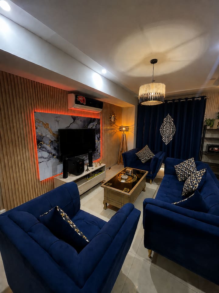 Thikana Luxury 1br Apartment |Netflix|wifi|balcony - イスラマバード
