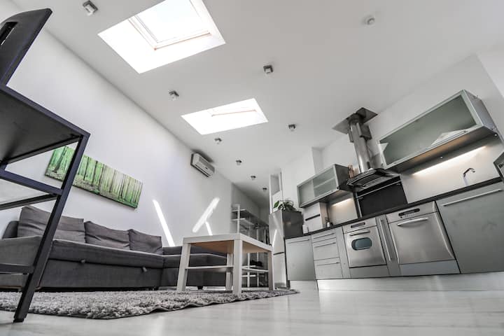 Beautiful Cozy Apartment Bright Mansard Last Floor - Riga