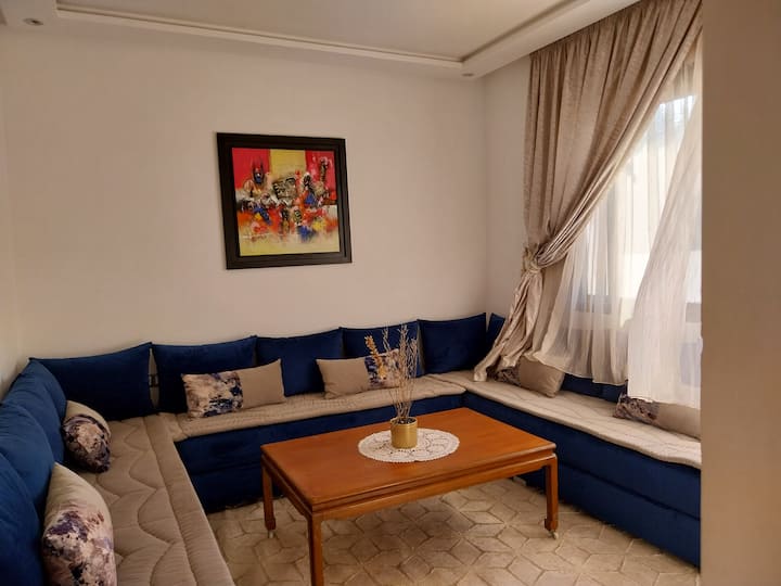 Villa Calme Plage à Pied Et Piscine Privée - Skhirat