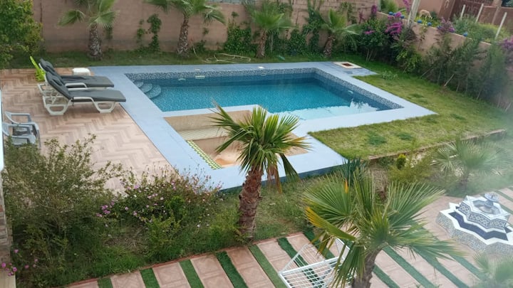 Villa Avec Piscine Et Hammam Privé - Maroc