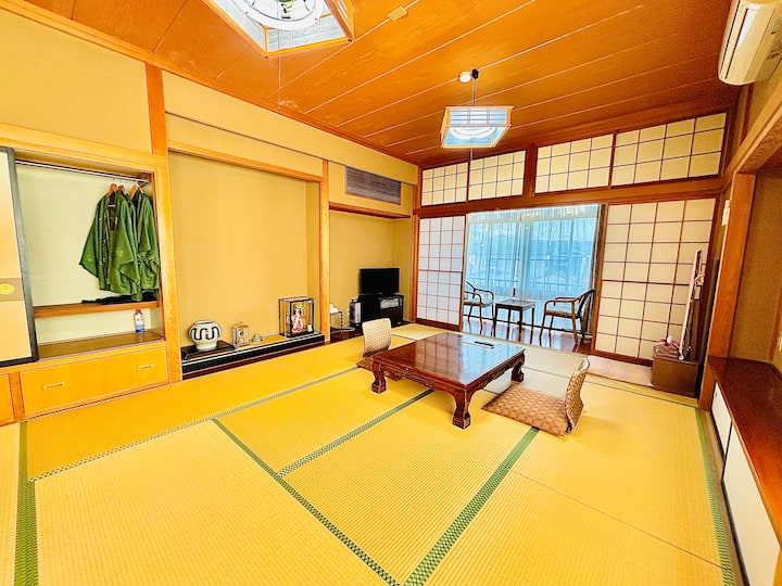 部屋から富士山!伊豆 昭和レトロを感じられる温泉旅館 ツーリングにも最適!【最大6名】 - 이즈노쿠니시