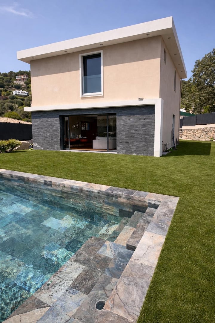 Villa Piscine Jacuzzi Au Calme à 10 Min De La Mer - Antibes
