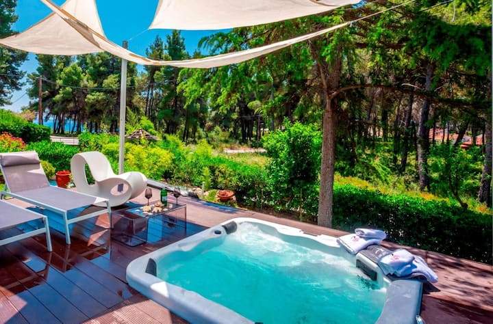 Lost Palms Jacuzzi And Pool Sani Villa - Chalcidique