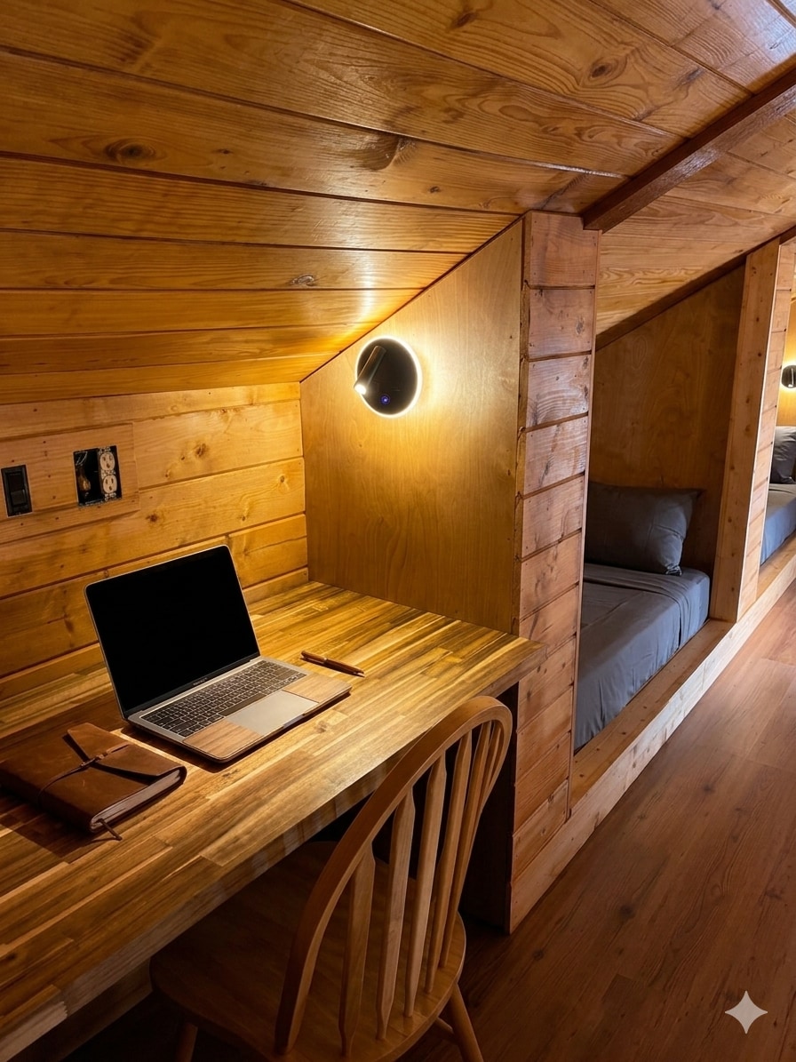 Stargazing Cabin living area