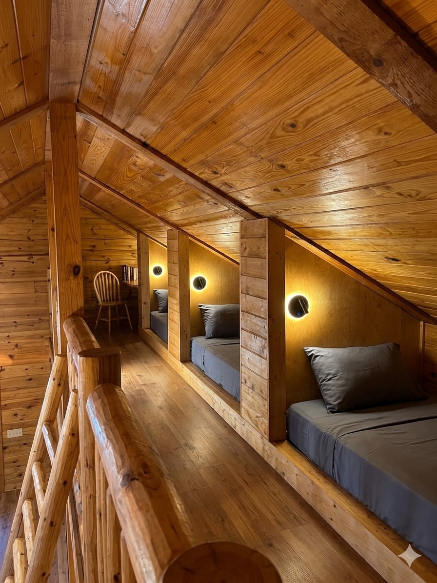 Stargazing Cabin interior