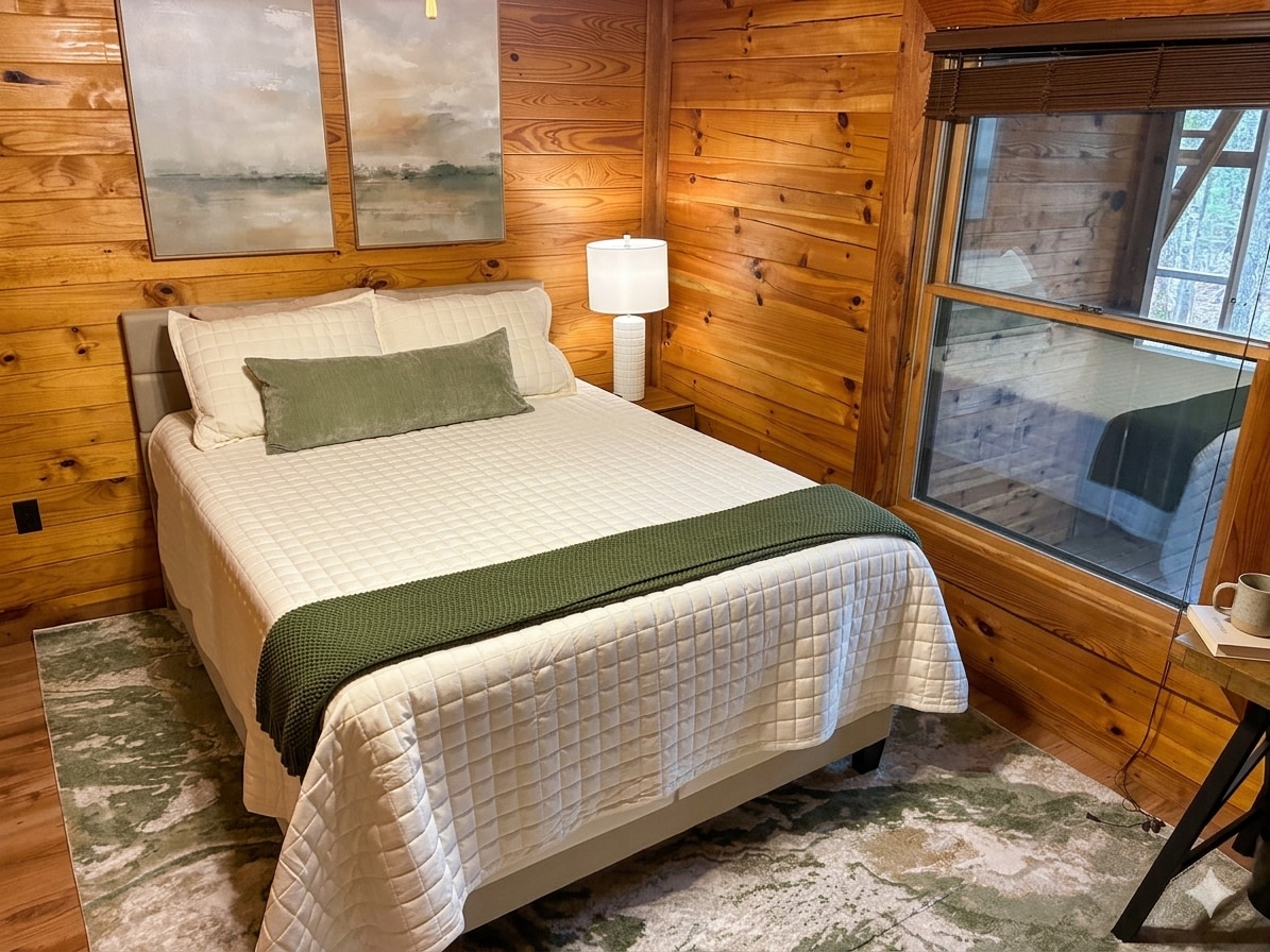 Stargazing Cabin bedroom