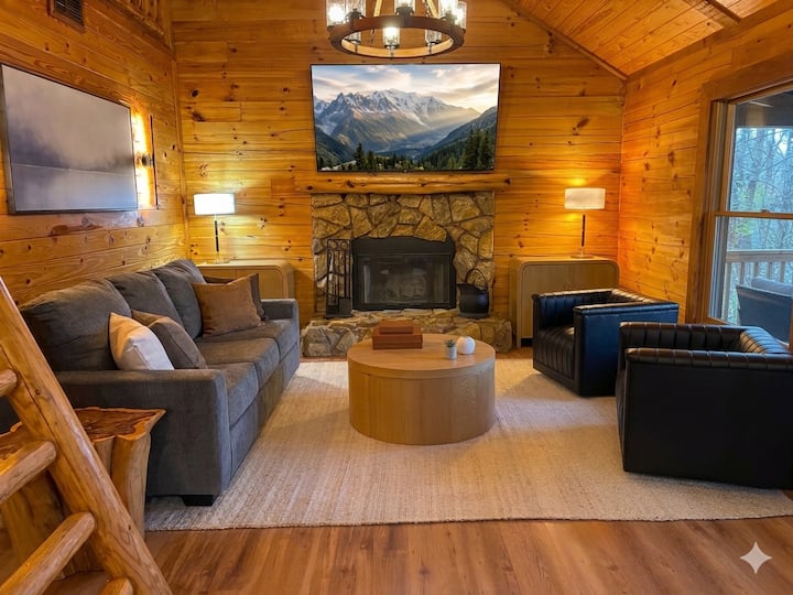 Stargazing Cabin living room