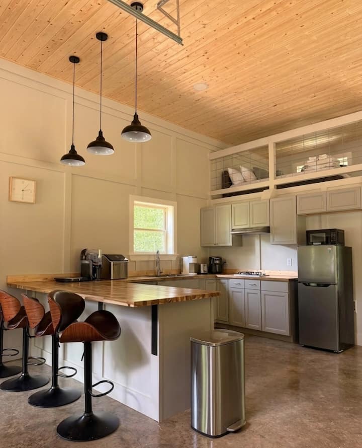 Nightfall Guest Cabin kitchen