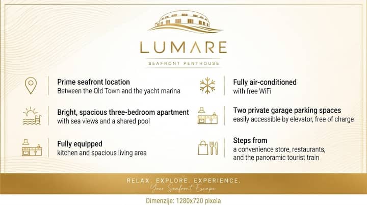 Lumare Seafront Penthouse - Umag