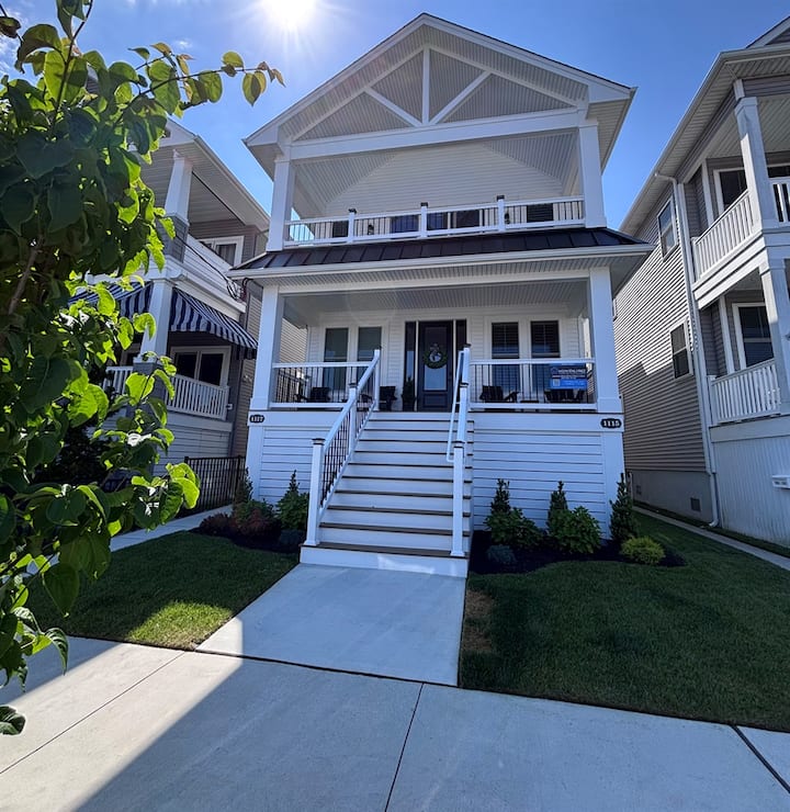 6br/4ba Dual-unit Retreatwalk To Beach &Boardwalk - 오션 시티