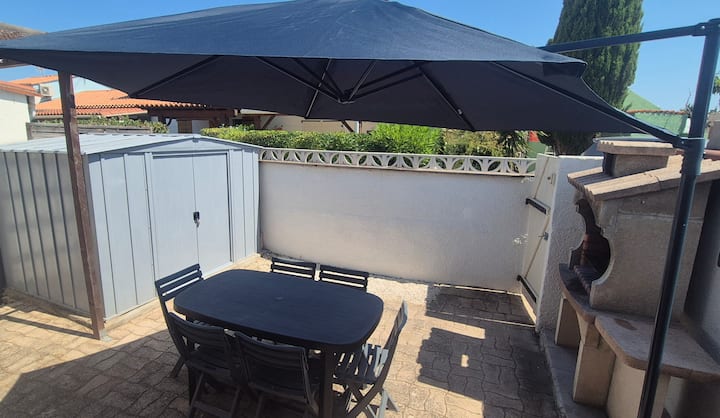 Petite Maison Proche De La Plage, Parking Privé - Le Barcarès