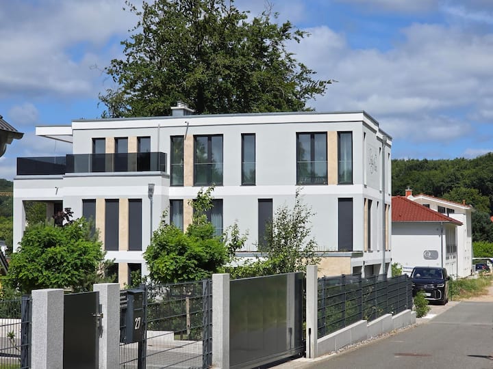 Poseidon-136m²strandnah Kamin Sauna Balkon Wallbox - Sellin