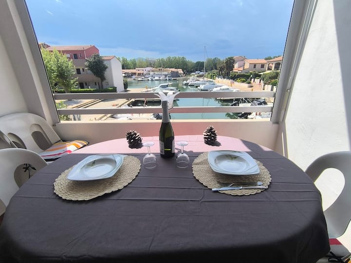 Charmant Appartement Avec Vue Marina/piscine/plage - Argelès-sur-Mer