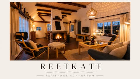Reetkate vacation home with fireplace