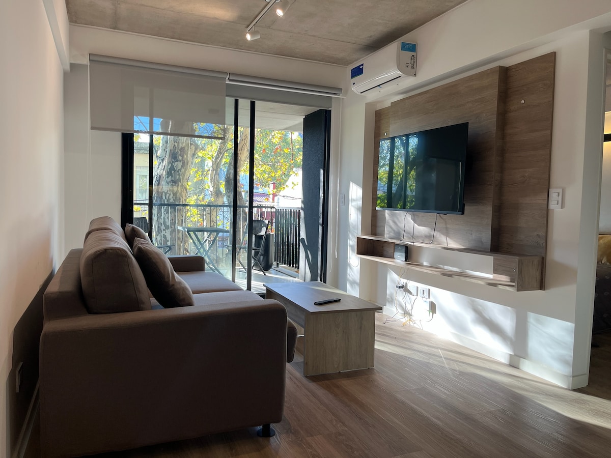 Apartamento com varanda e piso aquecido