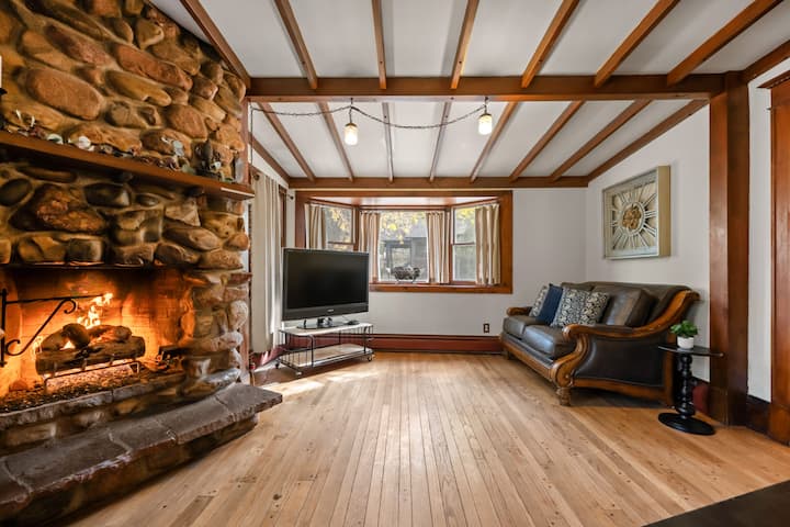 Creekside Firepit | Giant Chess | Outdoor Dining - Colorado Springs, CO