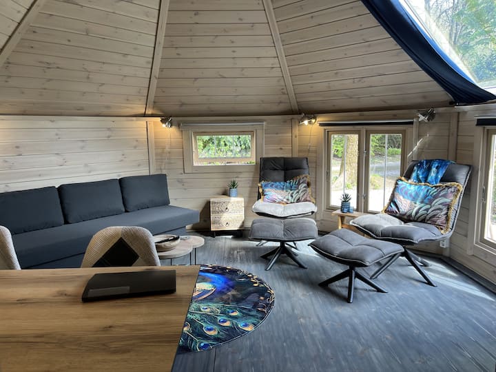 Luxe Finse Kota 'De Pauw' Op De Veluwe - Ermelo