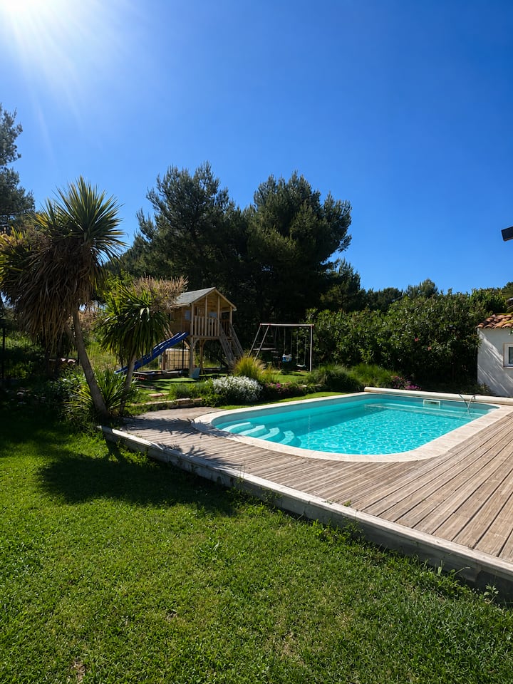 Chambre Neuve Indépendante Avec Laccès Piscine - Marsiglia
