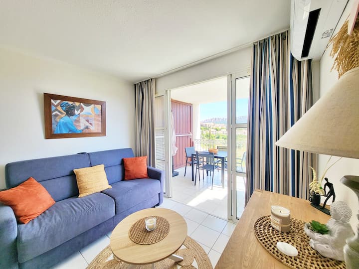 "Le Galet"-studio 4pers- Vue Mer&piscines- Clim - Agay