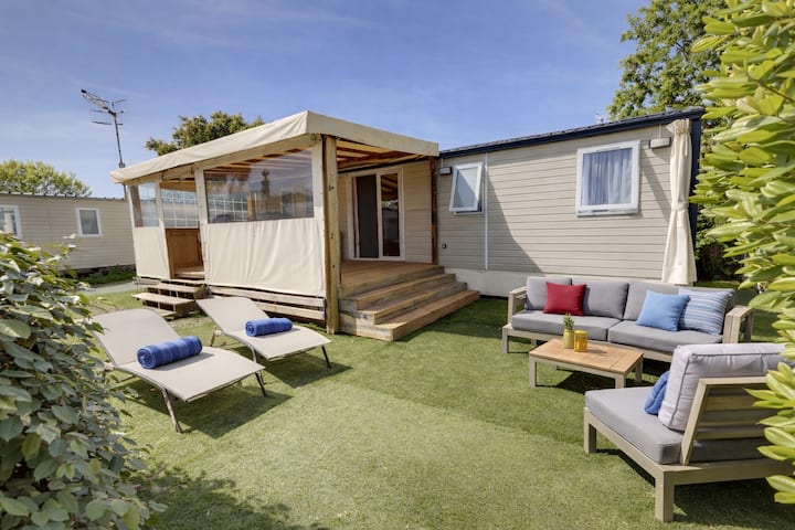 Mobilhome "Le Temps Suspendu" – La Plage - Mimizan Plage