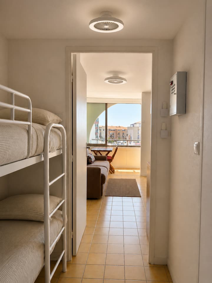 Confortable Studio-cabine Jusquà 4 Personnes. - Sète
