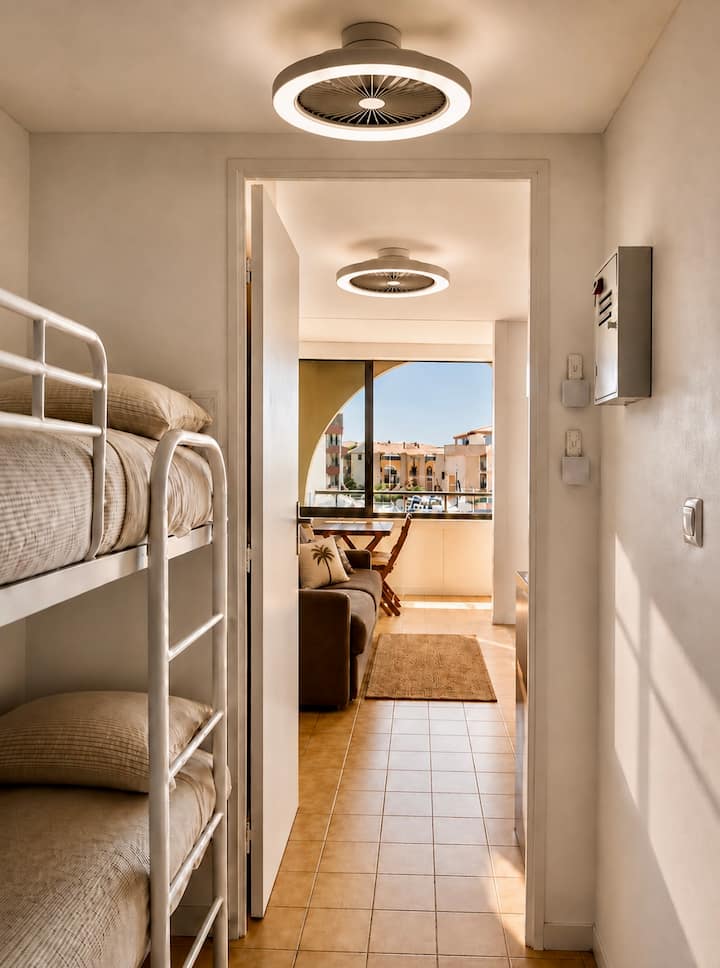 Confortable Studio-cabine Jusquà 4 Personnes. - Sète