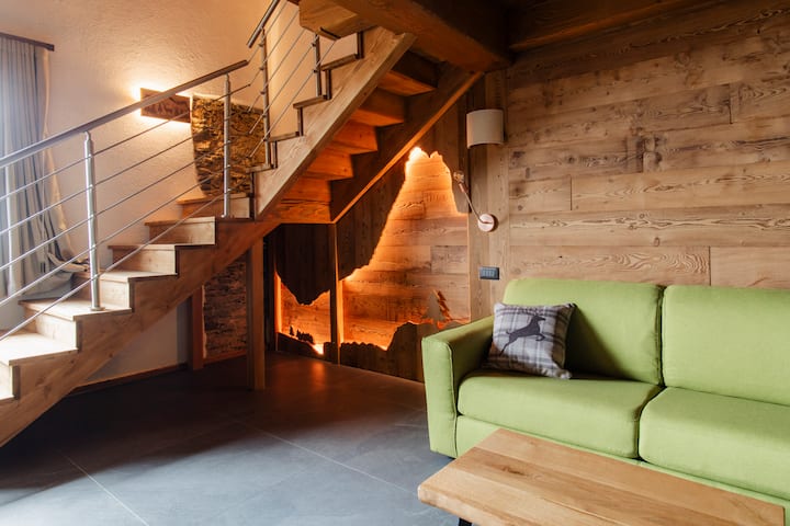 Loft In Montagna Con Soppalco Per 6 - Sampeyre