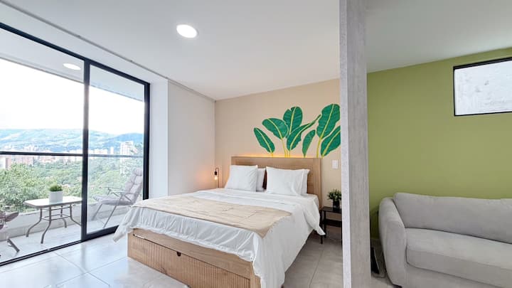 Hermoso Loft Con Balcón Y Vista Unica En Sabaneta - Sabaneta