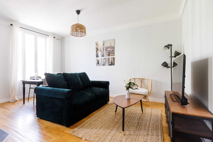 2p Rénové – 4 Couchages – Rolandgarros - Boulogne-Billancourt