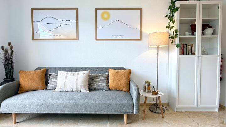 Bonito Y Acogedor Apartamento Con Terraza, Piscina - Güímar