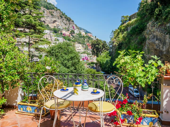 ÉLégante Terrasse Panoramique à Positano - Positano