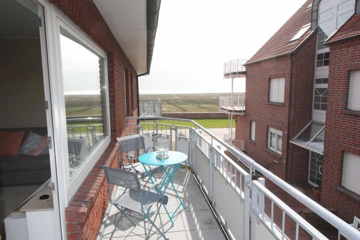 107-3 Klabautermann Apartment With Balcony - Juist