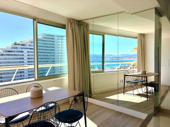 Le Marina 8. Appartement T2, 8ème éTage Vue Mer - Villeneuve-Loubet