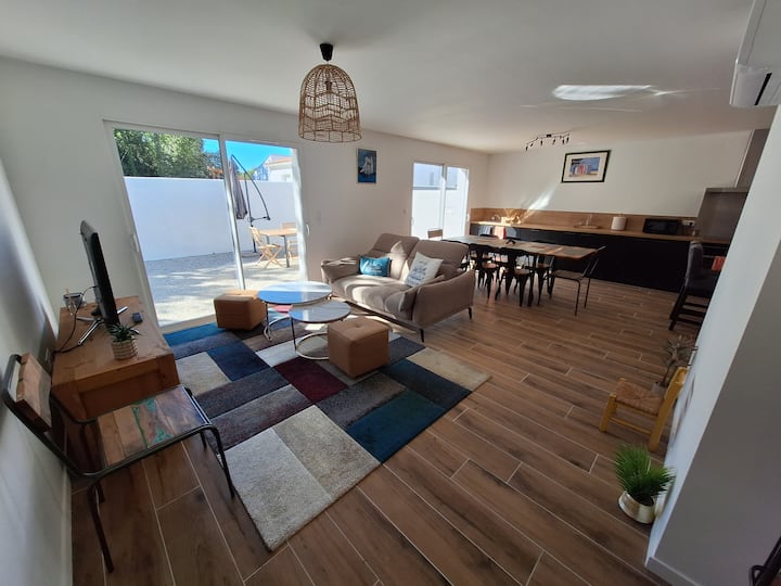 Maison Neuve 8 Couchages, Terrasse Extérieure - Île d'Oléron