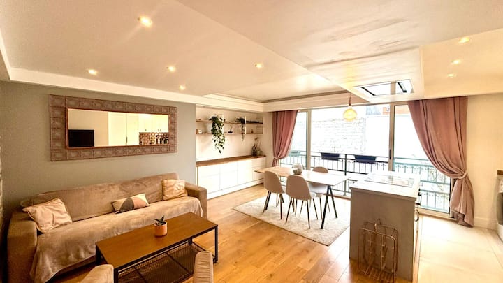 Dea- Appartement 3 Ch • 6 Pers • Métro à 2 Min - Clichy