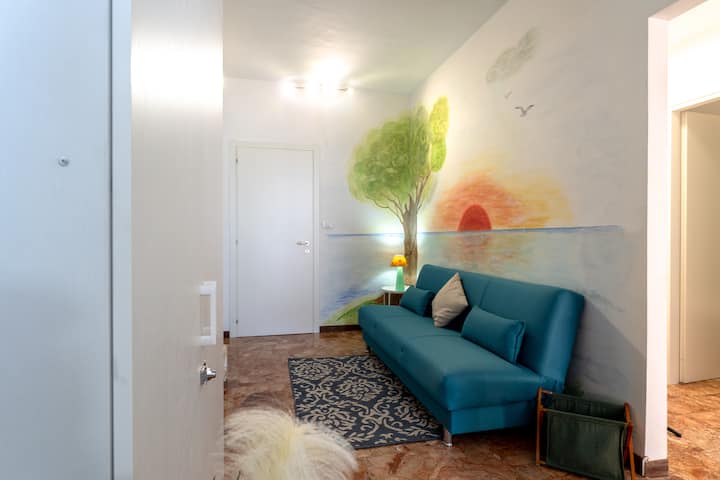 Beachfront, Free Umbrella, 5 Guests, Self Check-in - Fossacesia