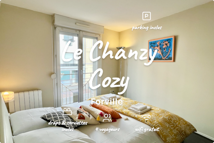 Le Chanzy Cosy - Centre-ville + Parking Inclus - Reims