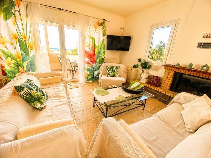 Maviebee Peaceful & Sunny Sea View Home Near Beach - Milos