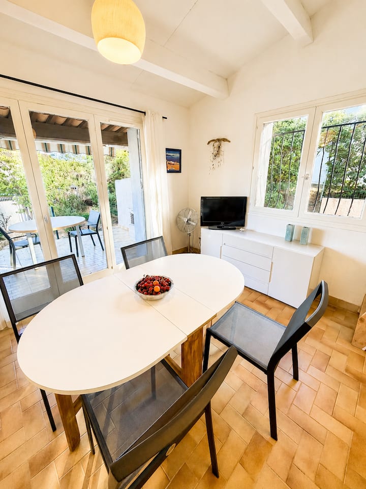 Maisonnette Parking/jardin/clim 5 Personnes - Agde