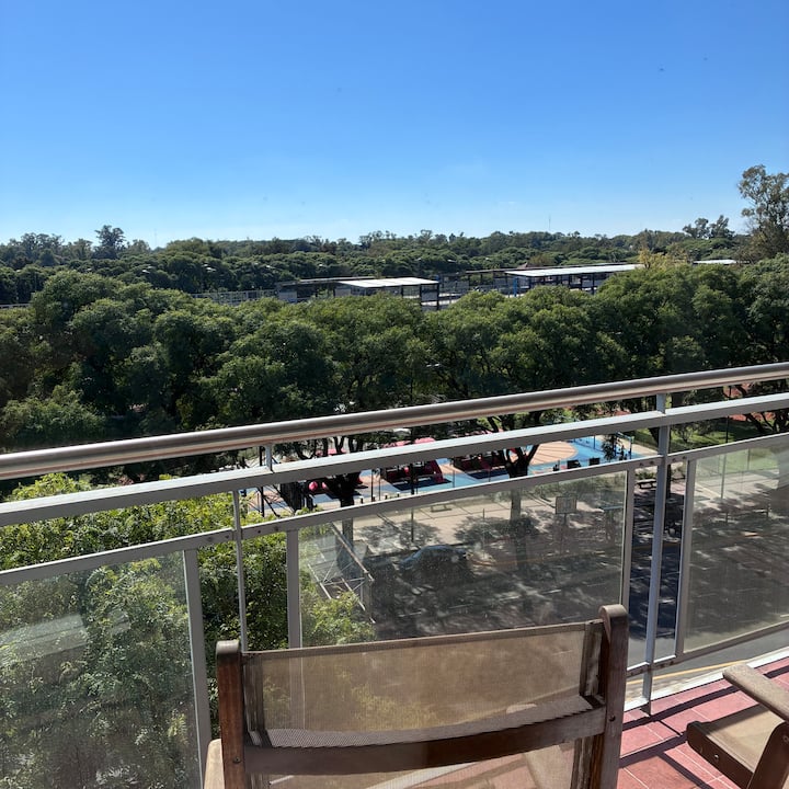 Apartamento de 3 quartos com vista para os bosques de Palermo