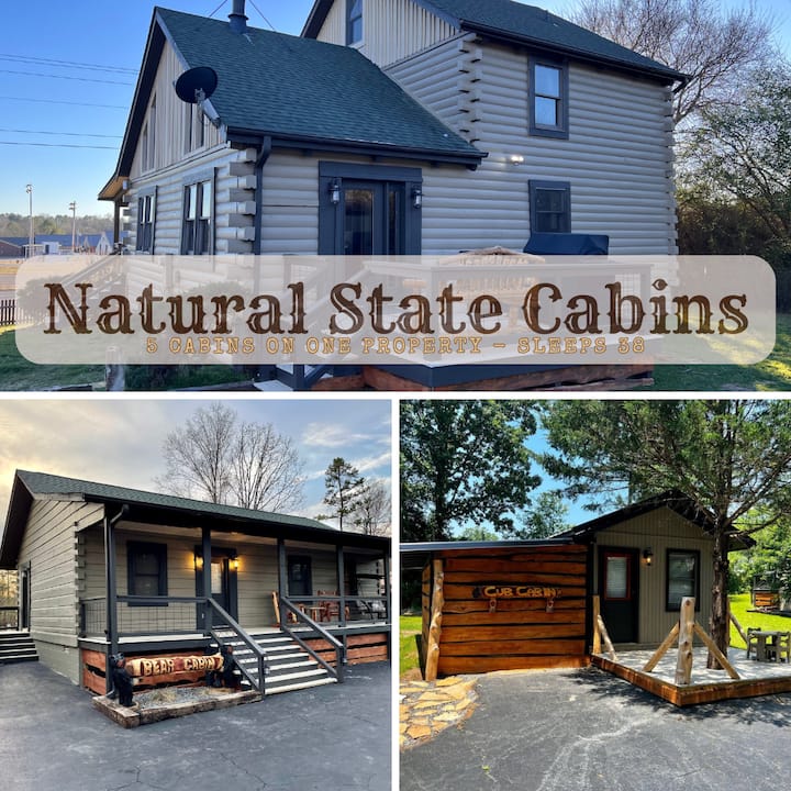 Natural State Cabins - 5 Cabin Listing - Hot Springs, AR
