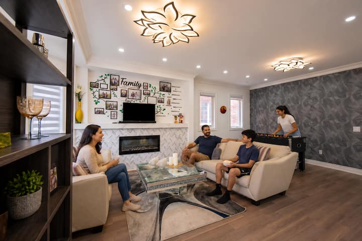 Spacious 6br Home | Gym, Bbq, Patio | 100% Private - Brampton