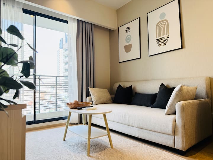 Cozy 1br In Thonglor I Walk To Bts Central Bangkok - Bangkok
