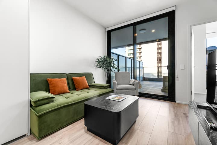 Adelaide Central 1+1 Apt | Gym | Sleeps 4 Guests - 澳洲