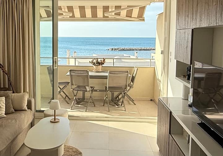 Face à La Mer, Appartement, 2 Chambres. Climatisé. - Valras-Plage