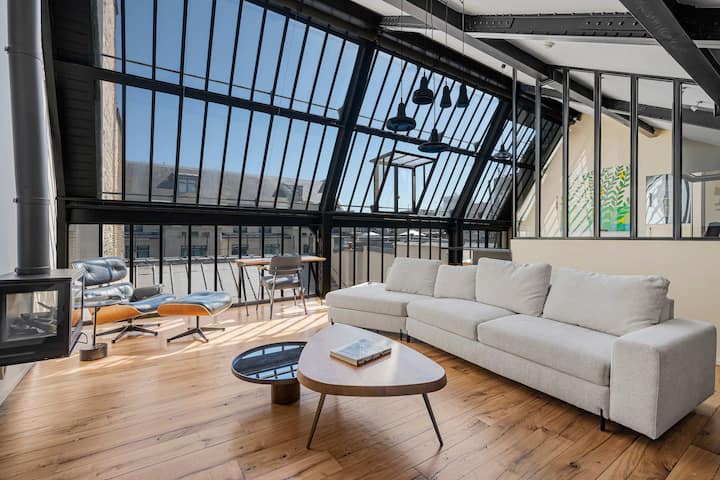 New - Penthouse Duplex  Ac  Services Hôtel - Paris