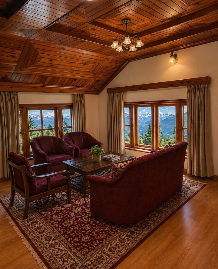 3bhk Premium Villa | Prime Location | Peacefulstay - Manali