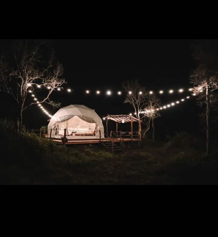 The Hidden Eden Dome · Mashroom Dam Monsoon Retreat · Glamping · Nandivali Maharashtra - 2