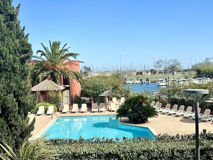 Cap D’agde T2 Piscine Parking Accès Plage Accèspmr - Vias